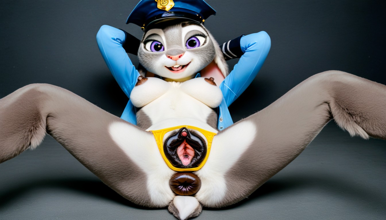 Open Top, Looking At Viewer, Tail Anus Furry AI Porn