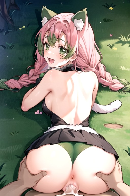 Cute, Mitsuri Kanroji (demon Slayer), Cat Ears Hentai AI Porn