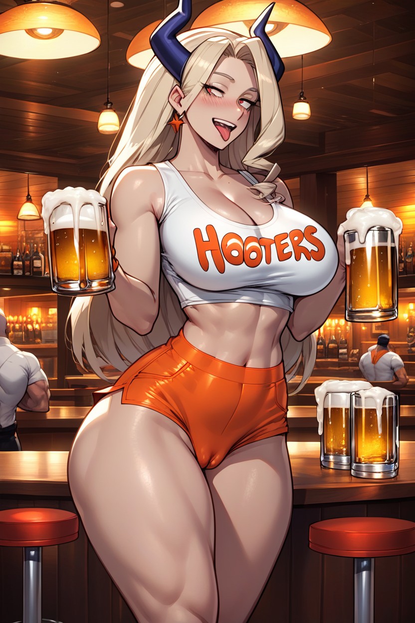 Mt Lady From My Hero Academia, 胸部服务员, 巨乳 AI国产黄片