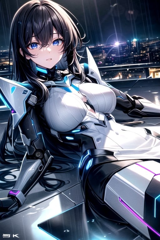 Ultra Detailed, Robot Armor, Thighs Exposed AI Porn