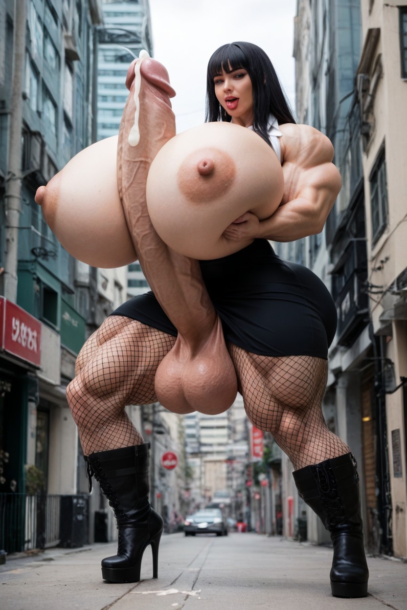 Teacher, Thick Cock, Thicc Shemale AI Porn