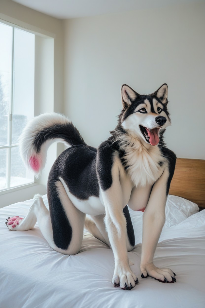 Curvy, Nsfw, Dog Furry AI Porn
