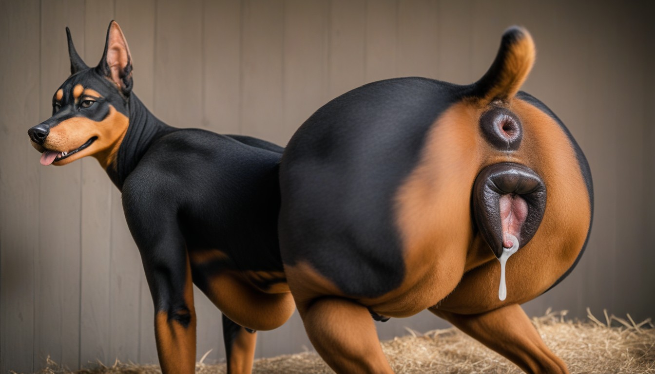 Anus Fluid, Brown Pussy, Gaping Canine Pussy Furry AI Porn