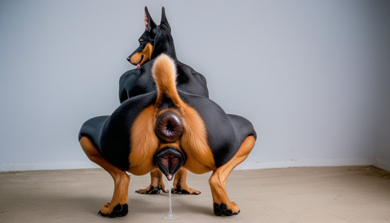 Saliva, Brown Pussy, Photorealistic Furry AI Porn