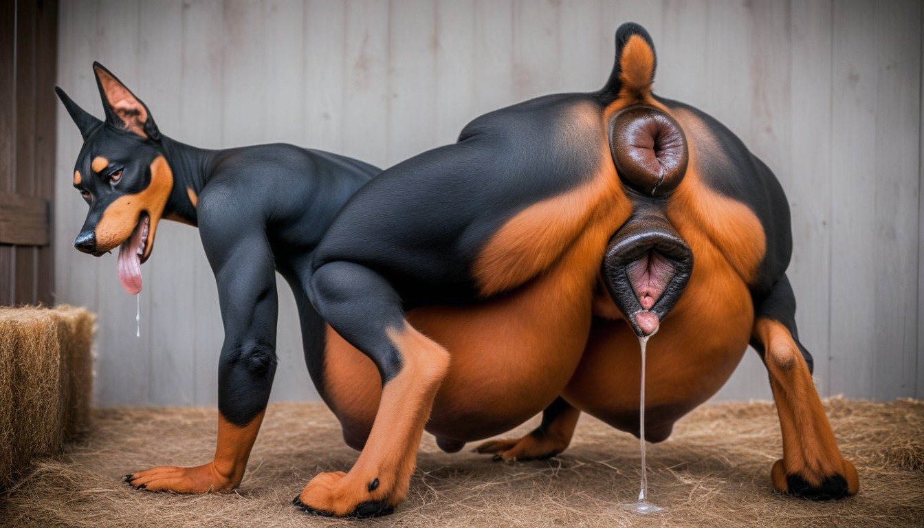 Dirty, In A Barn, Saliva Furry AI Porn