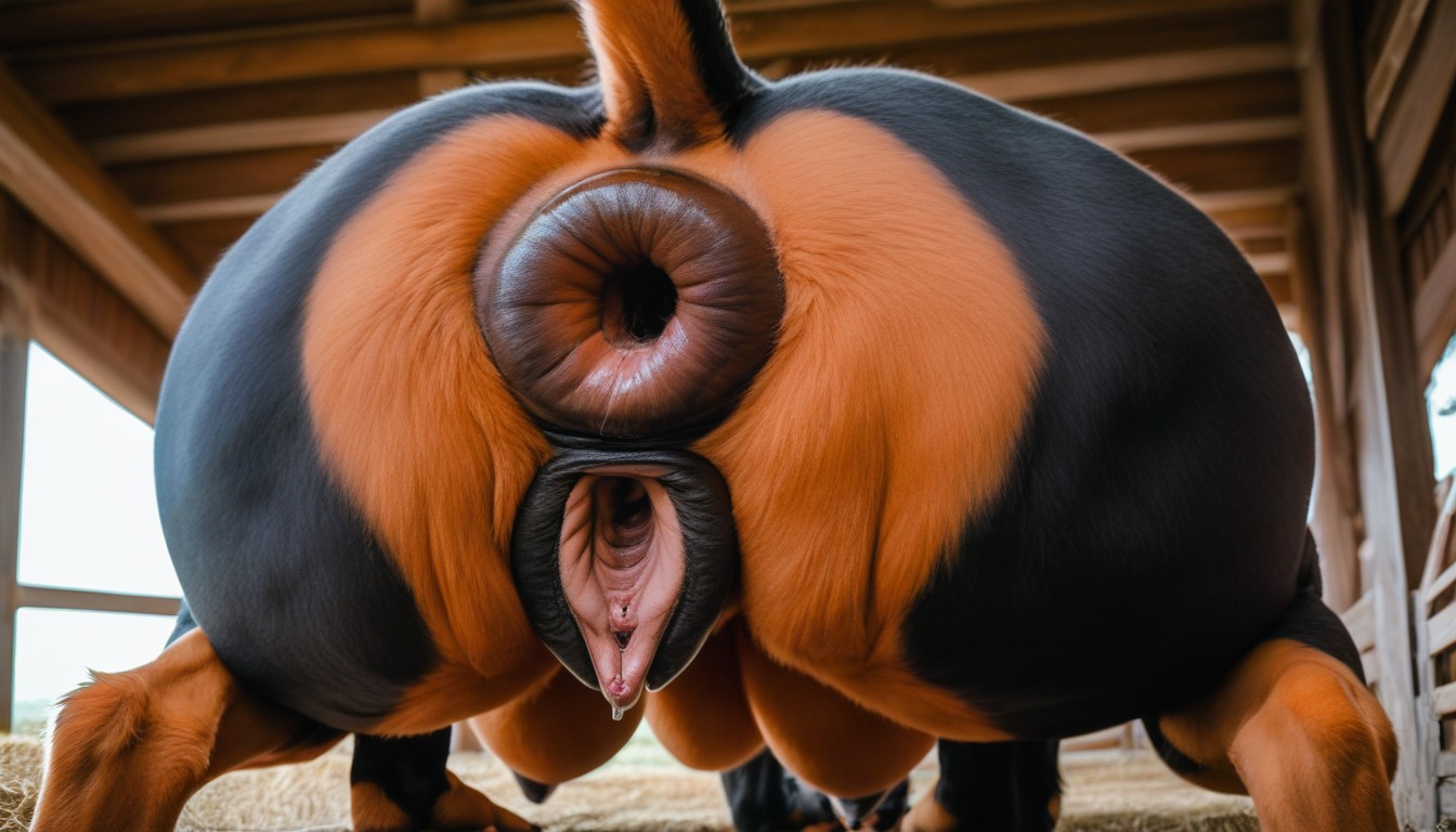 Brown Anus, Ahegao, Dark Background Furry AI Porn