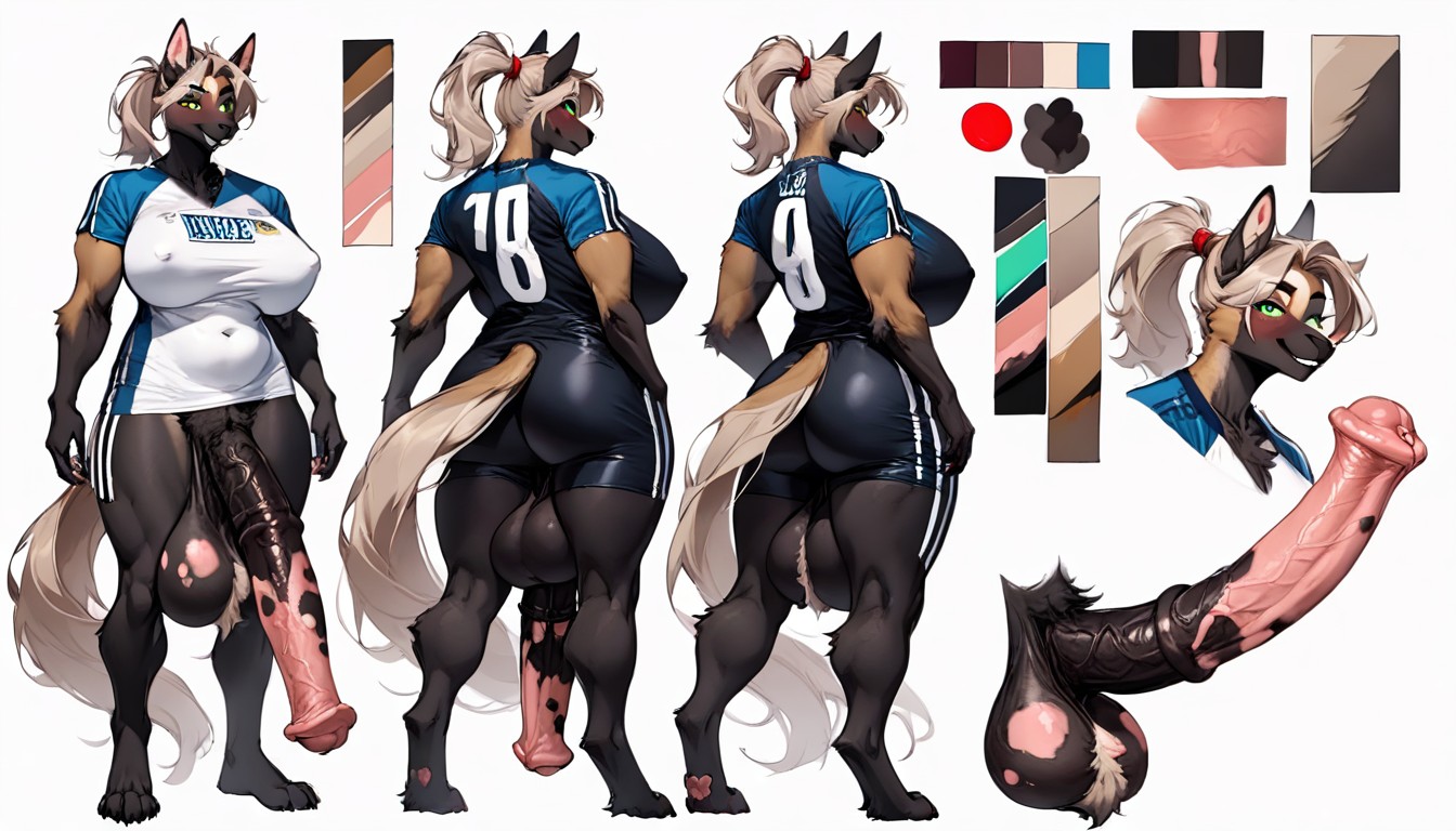 20s, Chest Tuft, Multiple Views Furry AI Porn