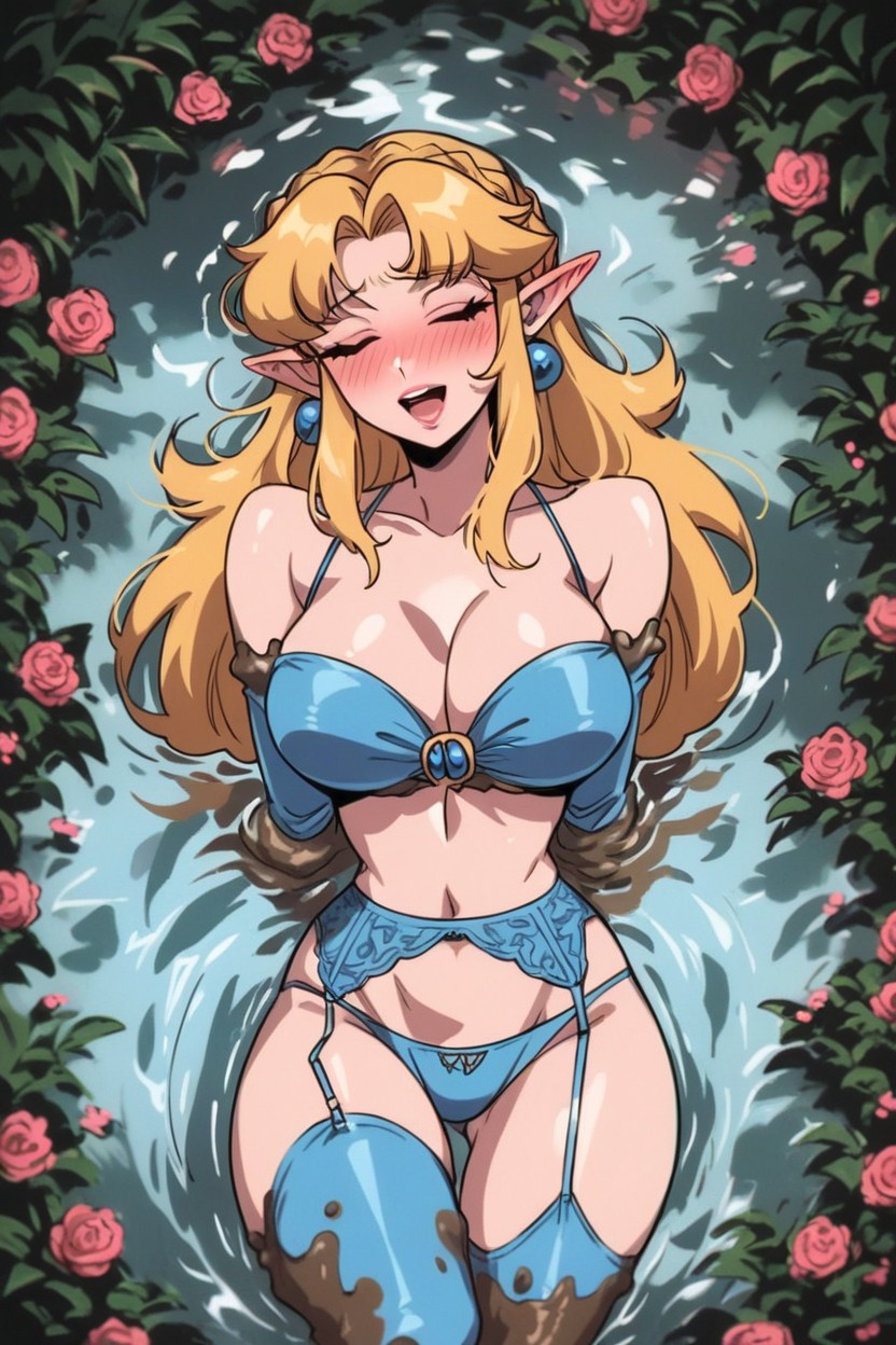 Shocked, Nsfw, Blonde Hair Hentai AI Porn