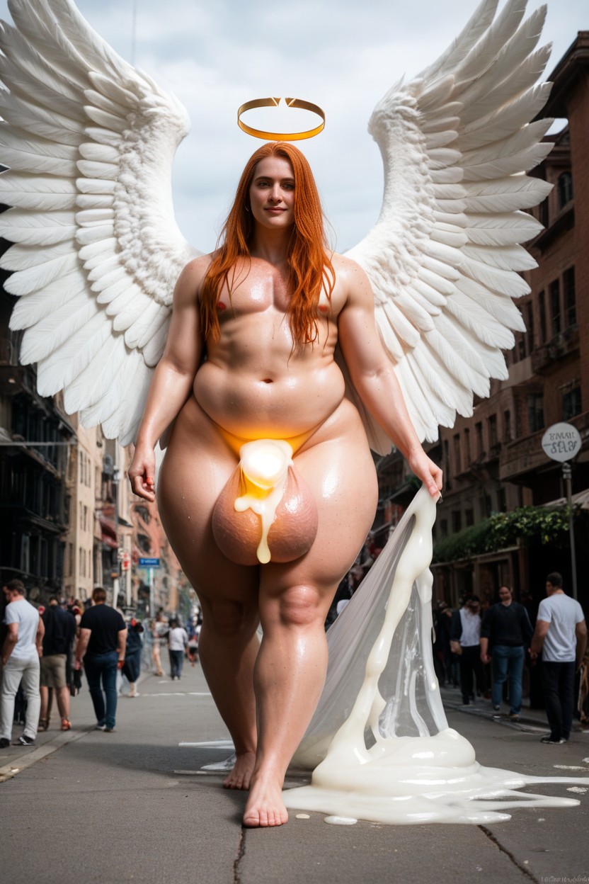 Excessive Cum, Sweaty, Angel AI Gay Porn