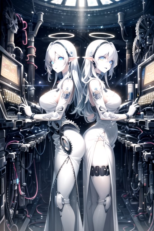 Rounded Breast, Pistons, Pipes AI Porn