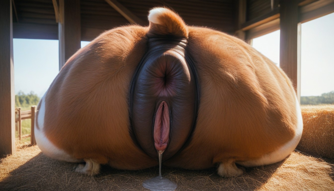 Insane Detail, Rim Lighting, Farm Furry AI Porn