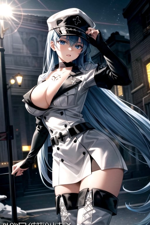 Esdeath (akame Ga Kill), Ultra DetalladoPorno AI Hentai