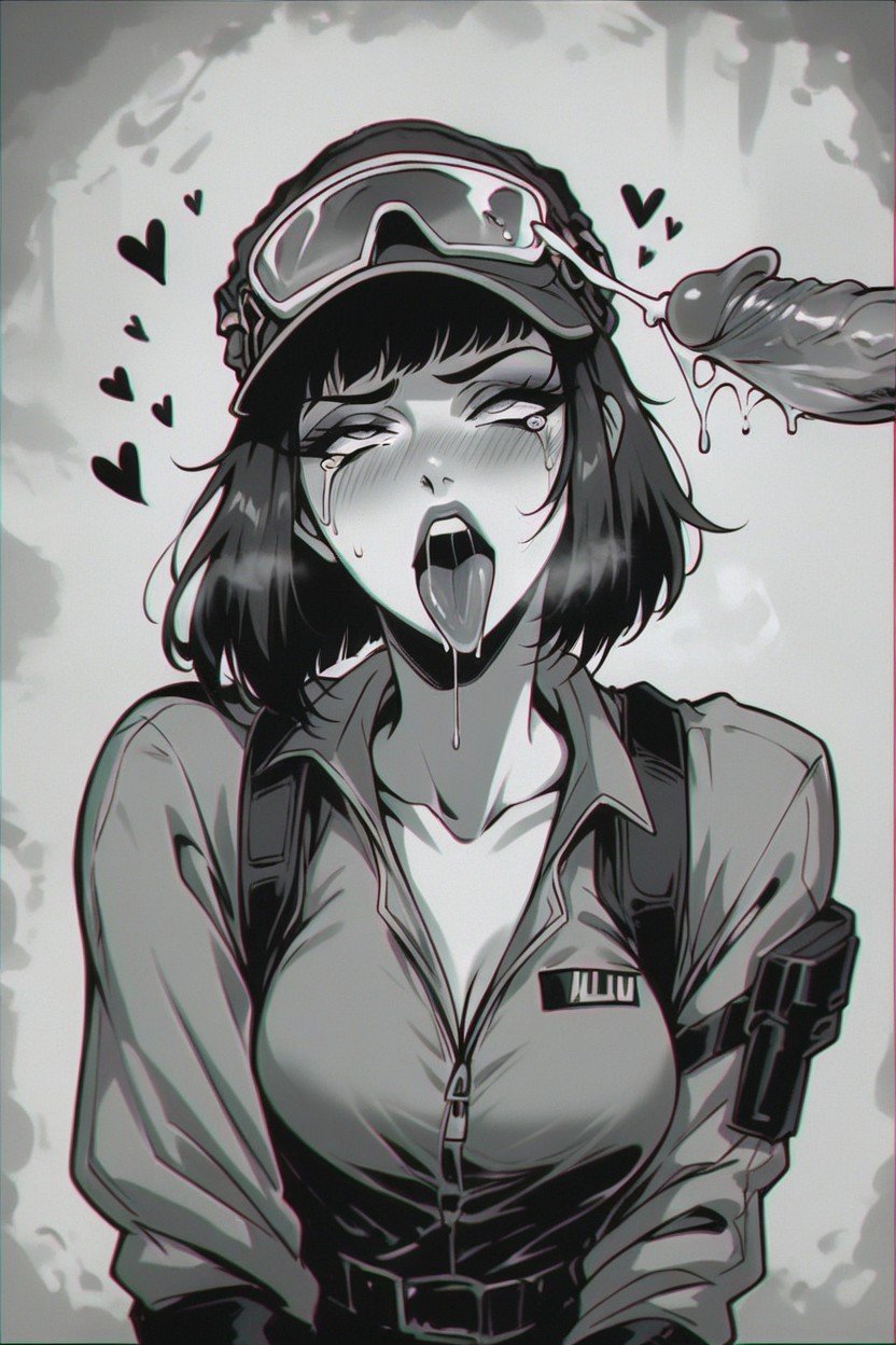Slutty Lewd Face, Tears, Ela From Rainbow Six Siege AI獸人黃片