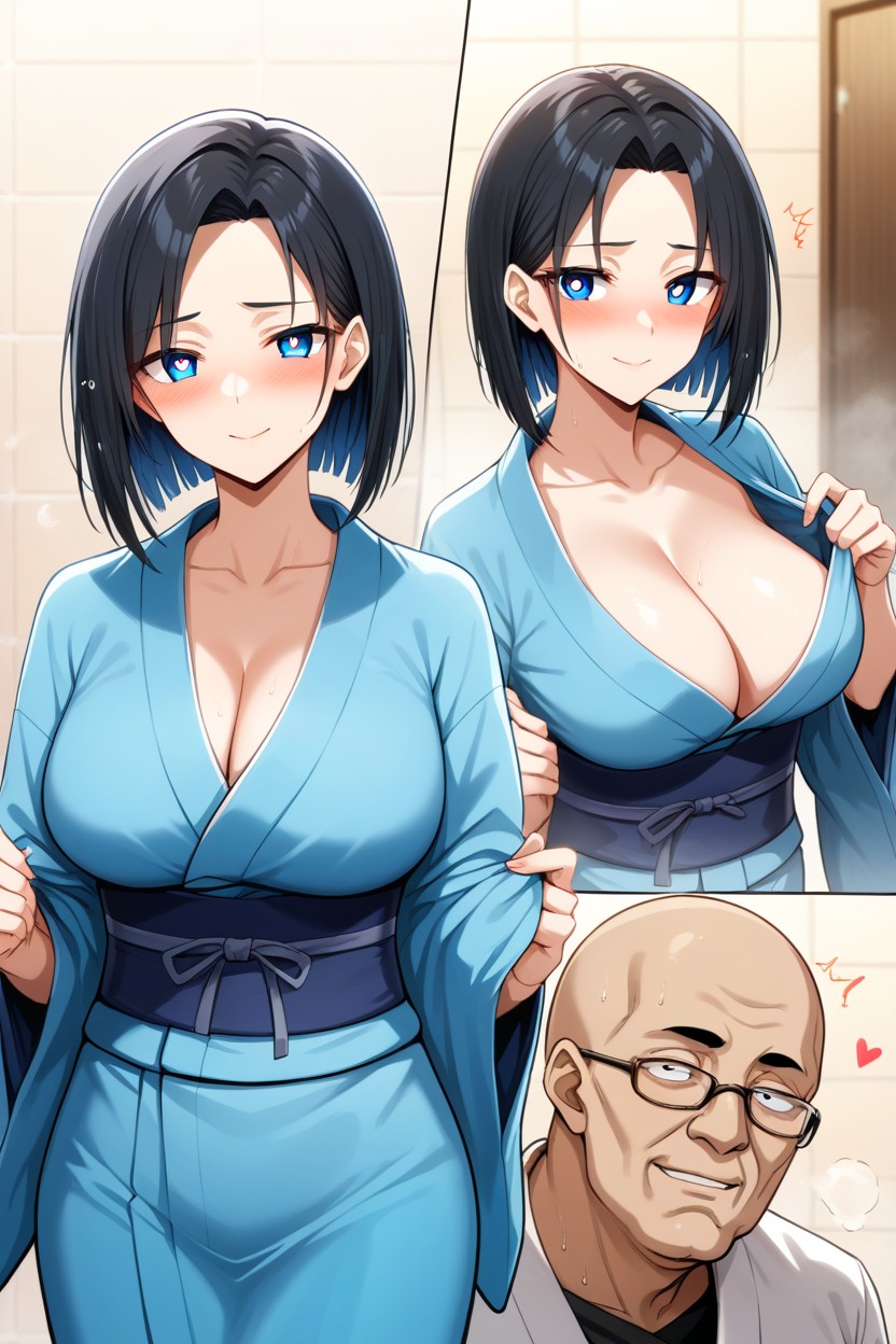 Parted Bangs, Beloved Lover, Smiling At Viewer Hentai AI Porn