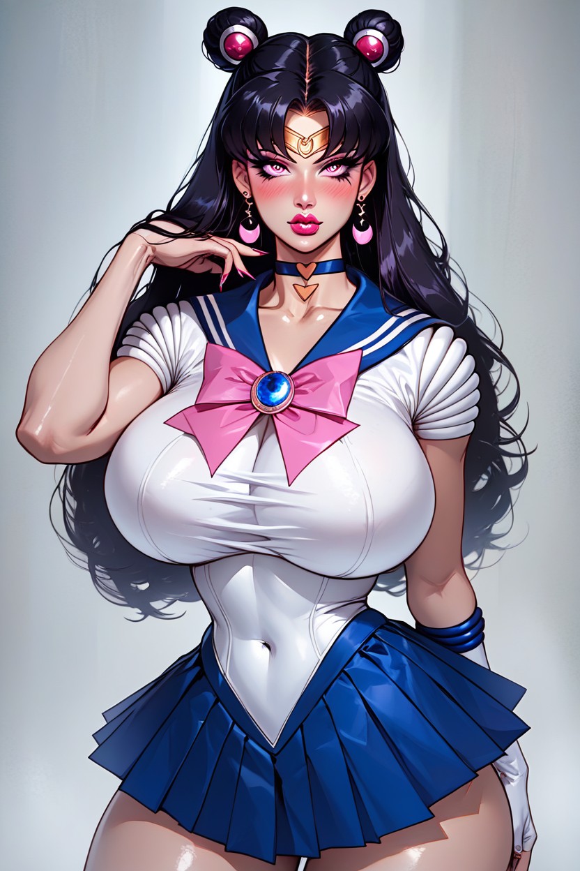 Perfect Waist, Large Ass, Bimbo Hentai AI Porn