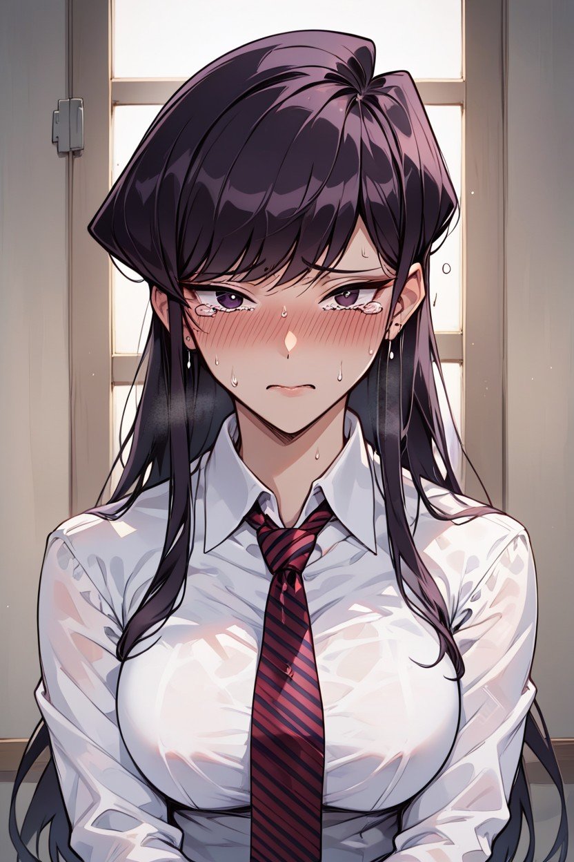 Futanari, School Uniform, Shoko Komi Hentai AI Porn