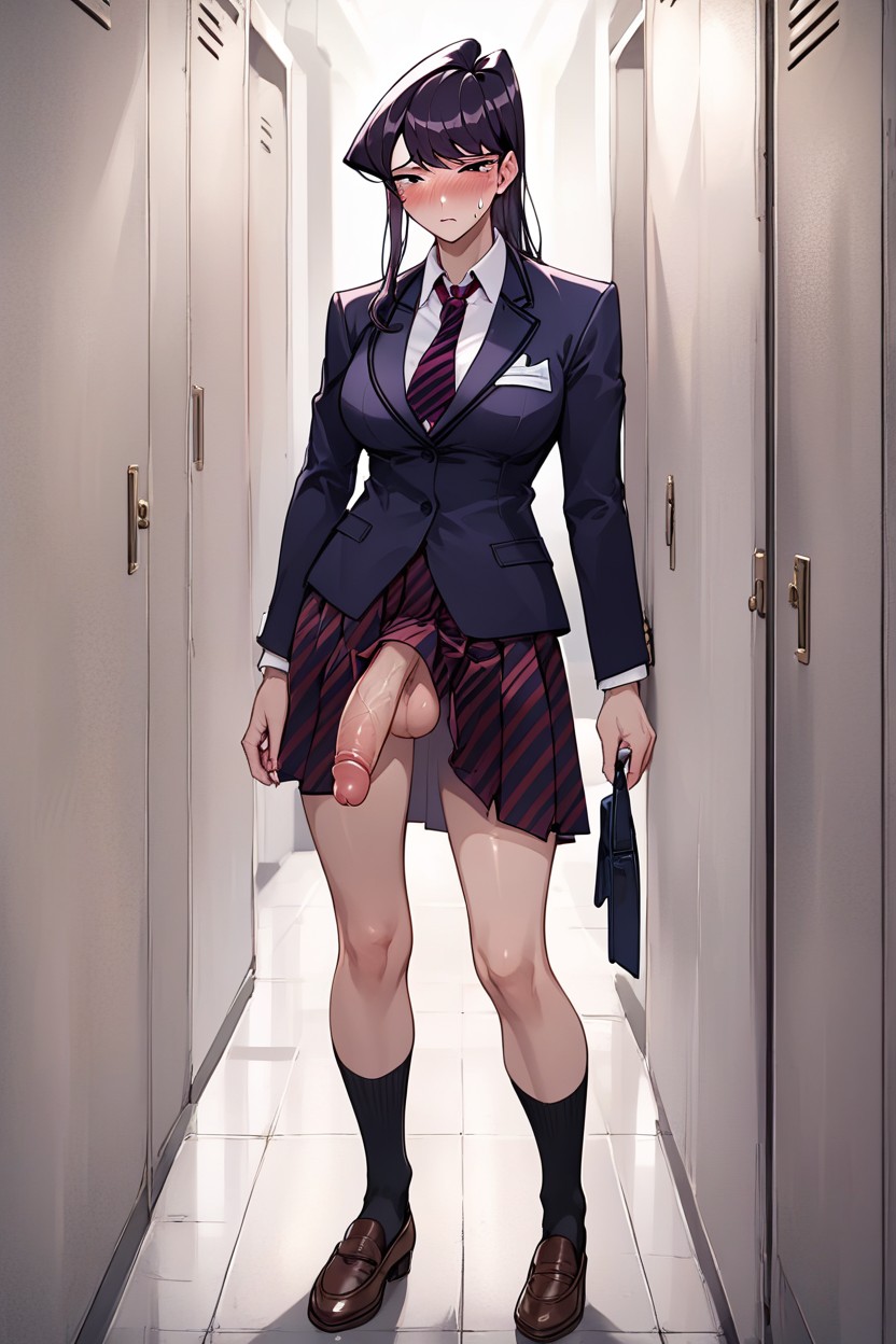 Crying, School Uniform, Embarrassed  Hentai AI Porn