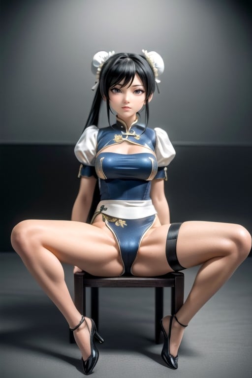 Le Maillot De Corps, Asiatique, Bas De NylonPorno IA Hentai