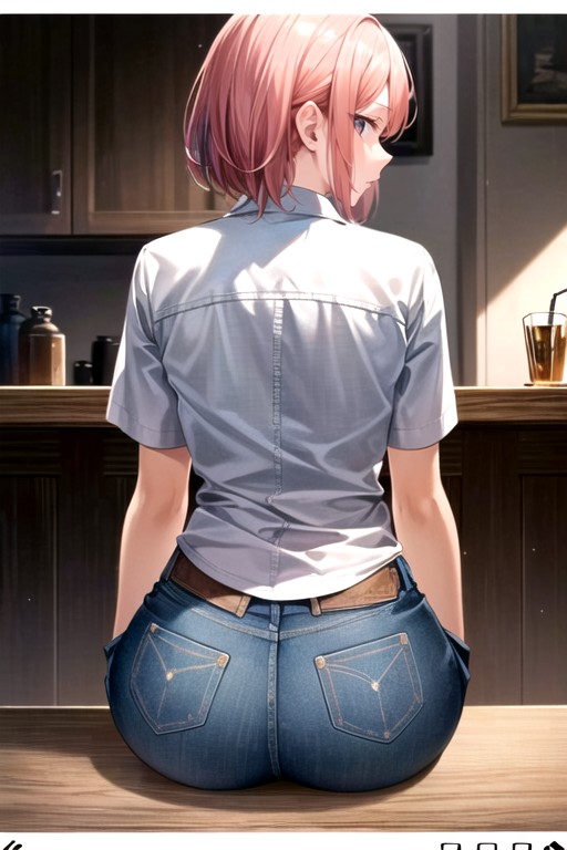 Rear View, Sfw, Office Shirt Hentai AI Porn