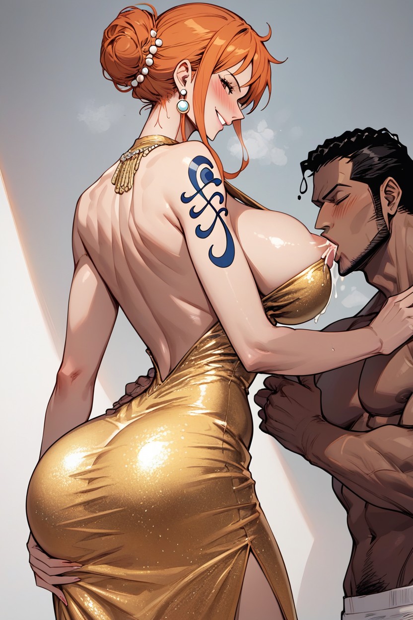 Coque, Nami From One Piece, Height Black African Man Hentai IA pornografia