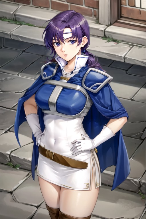 Hands On Hips, Juno (fire Emblem), Red Skin Hentai AI Porn