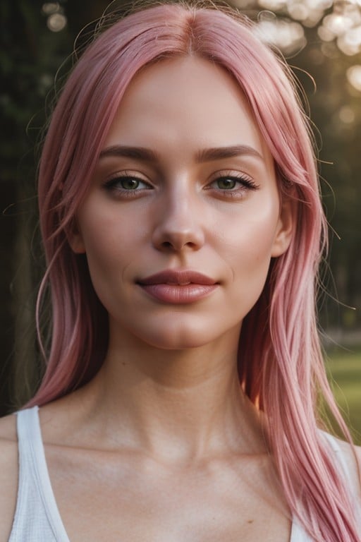 Sunny, Pink Hair, Dusk AI Porn