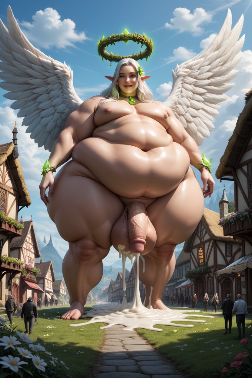 Massive Ass, Giant, Angel Wings AI Gay Porn