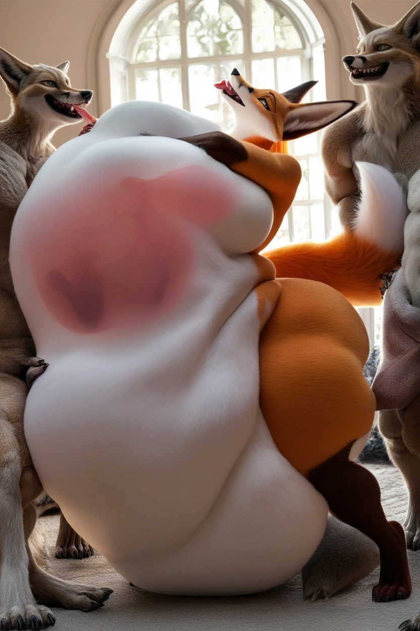 Vore, Xray, Squirming Belly Furry AI Porn