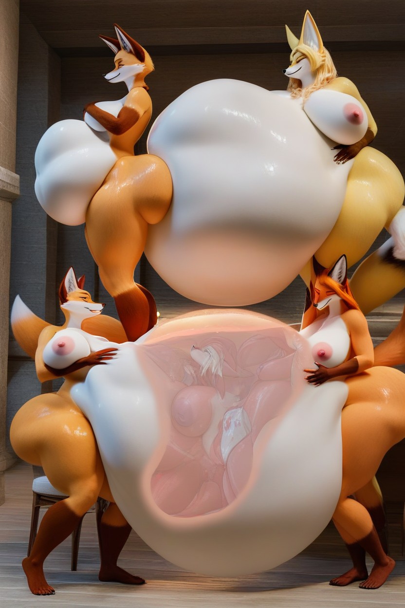 Xray, Vore, Gigantic Vore Belly Furry AI Porn