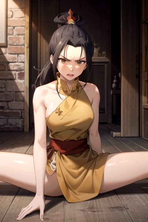 Angry, Small Breast, Azula (avatar) AI Porn