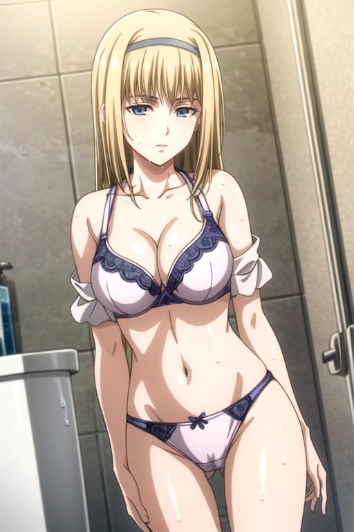 Bathroom, Underboob, Ymir Fritz (attack On Titan) AI Porn