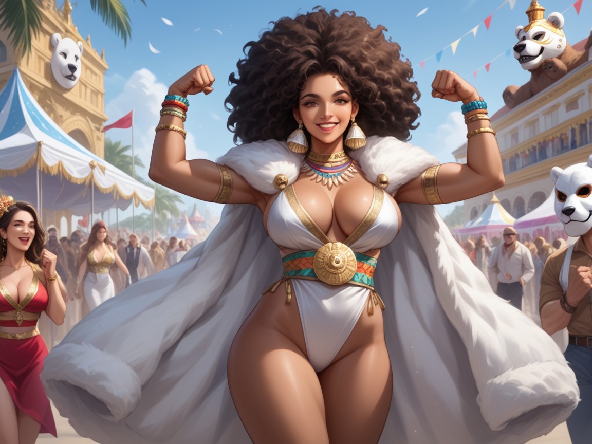 Block Party, Strong Breasts, Strong Ass Hentai AI Porn