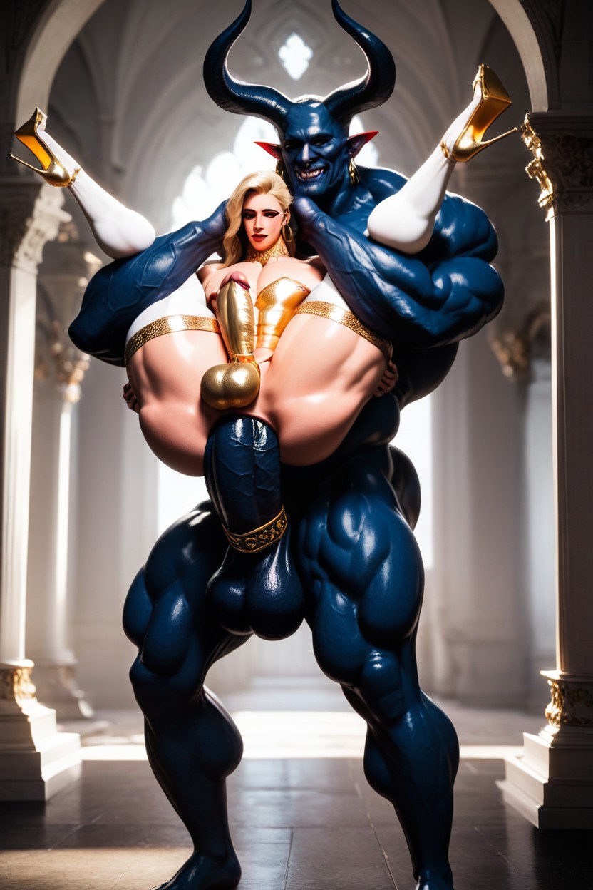 Gigantic Cock, 2 People, Extreme Hyper Cock AI Gay Porn