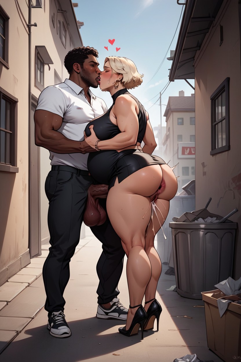 Blonde Hair, 2 People, Loose Asshole AI Gay Porn