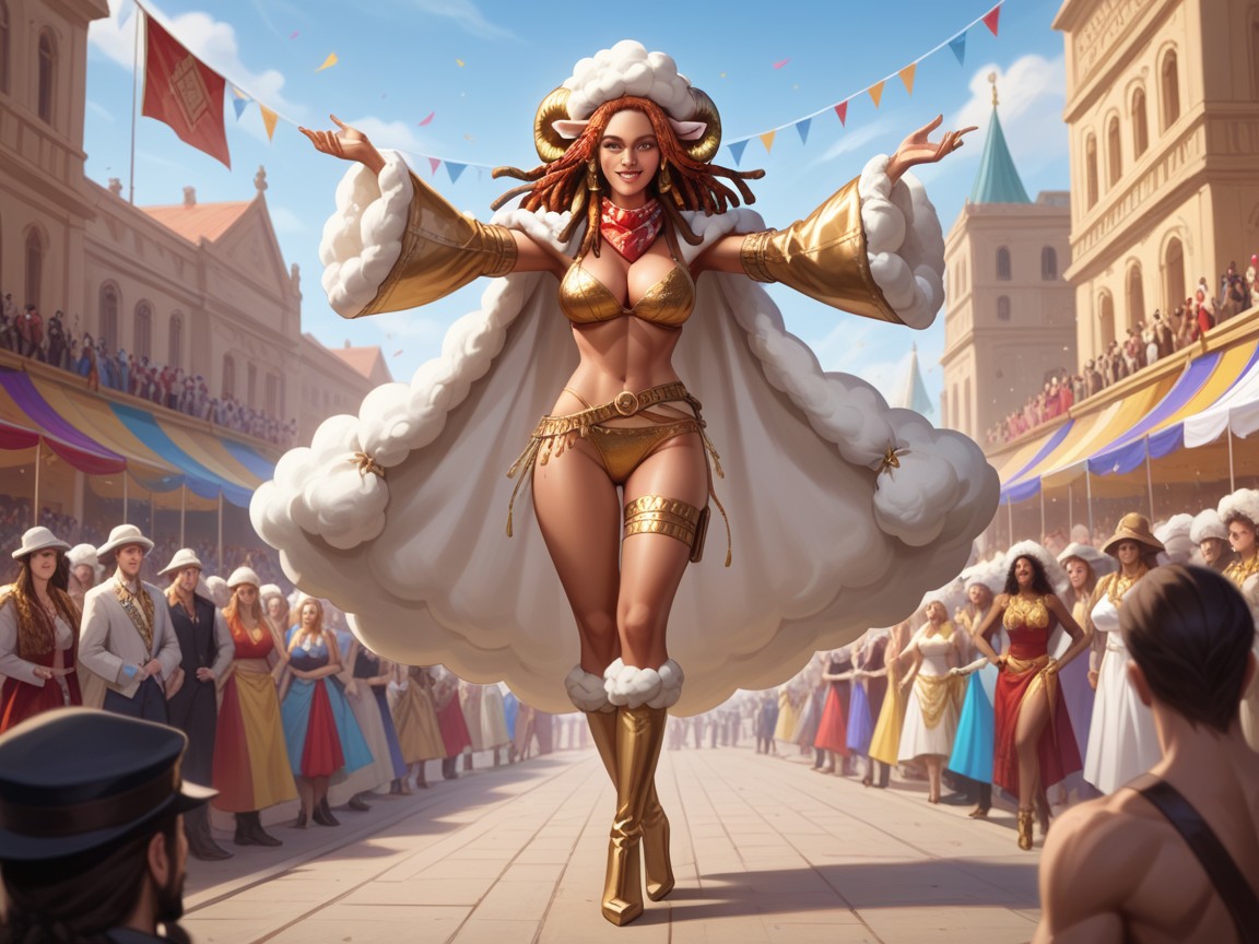 Long Dreadlocks, Slender Figure, Latina Hentai AI Porn