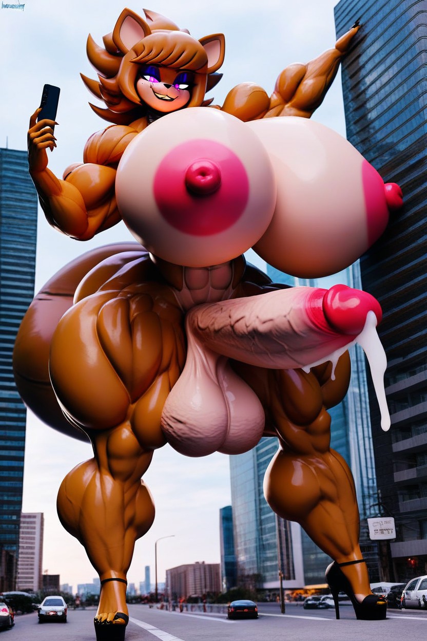Macro, Amazon, High Heels Furry AI Porn