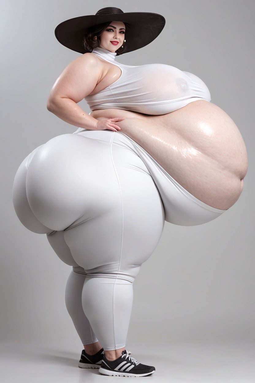 Massive Fat Belly, Large Ass, Belly Bigger Than BodyPorno AI