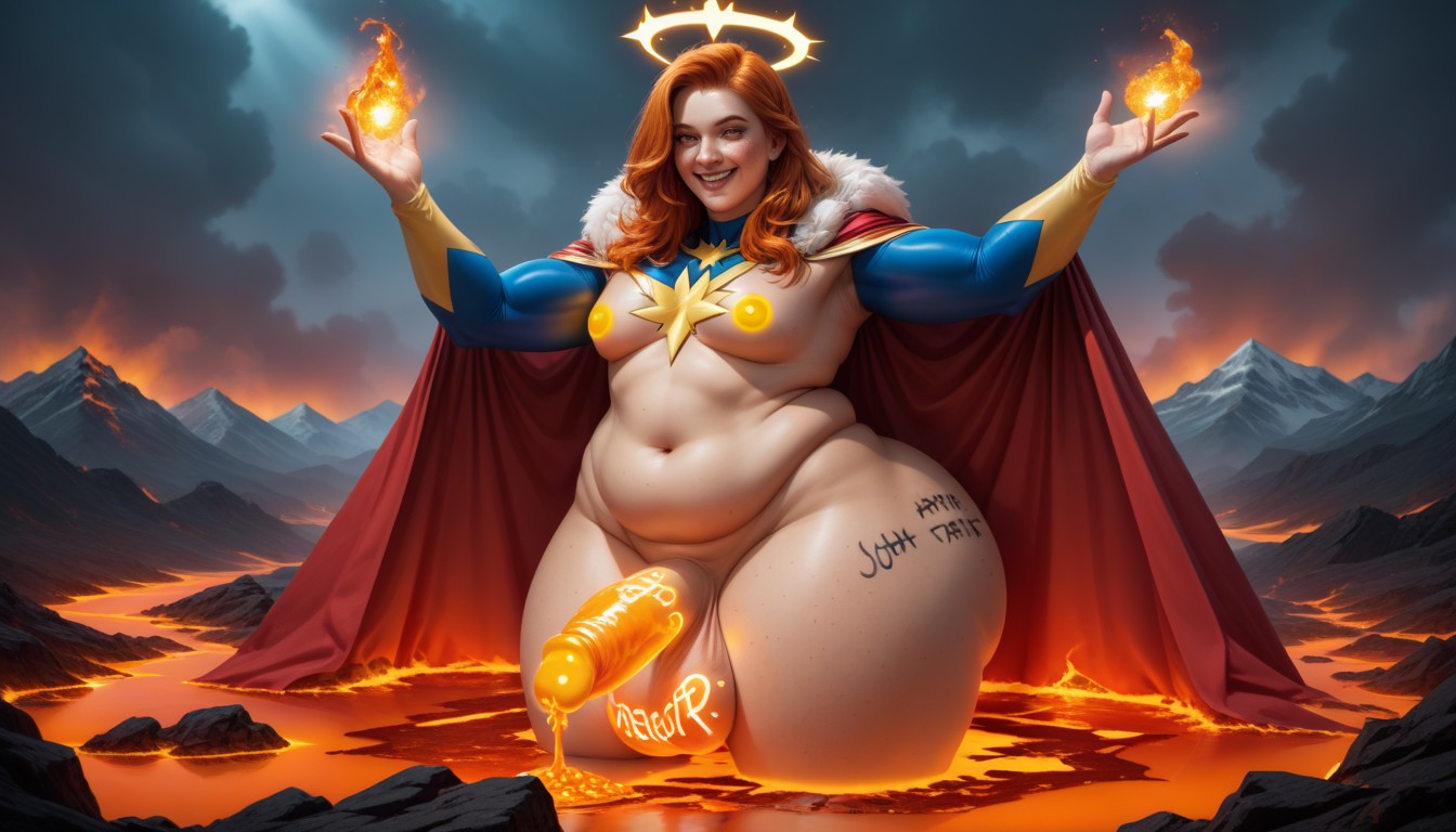 Magic Power, Hard, Glowing Nipples AI Gay Porn