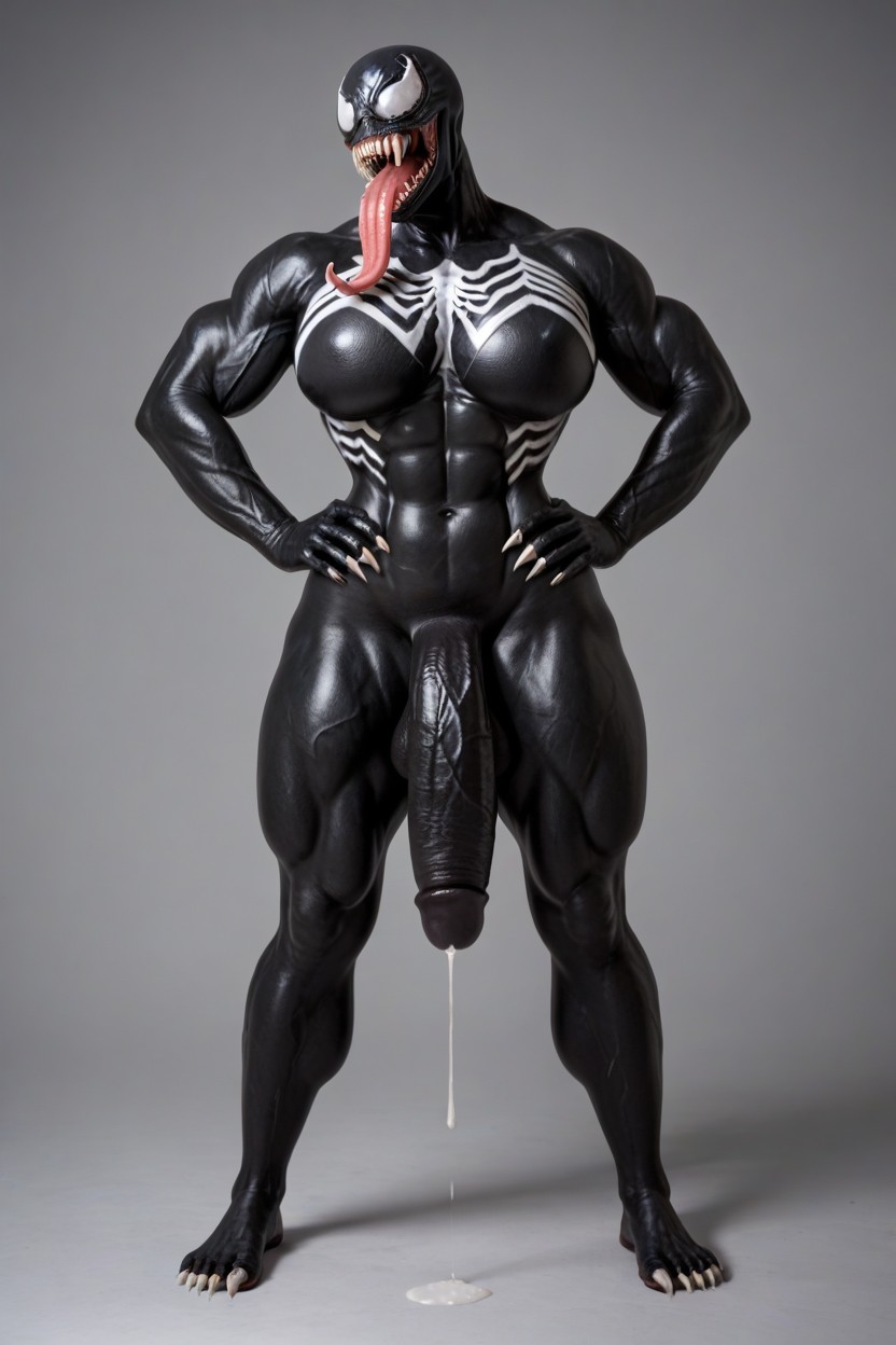 Veins, Claws Out, Venom Shemale AI Porn