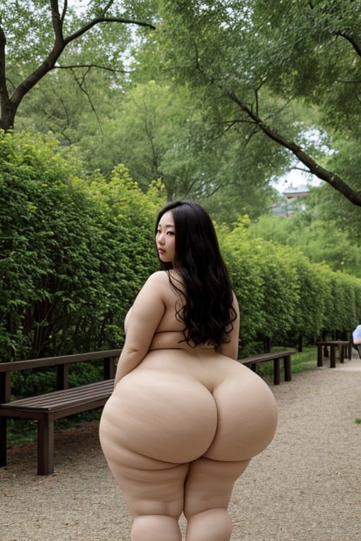 Ssbbw, Coupe Au Carré, Vue De FacePorno IA