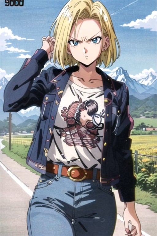 Estilo De Los 90, Android 18 (dragon Ball Z), NochePorno AI Hentai