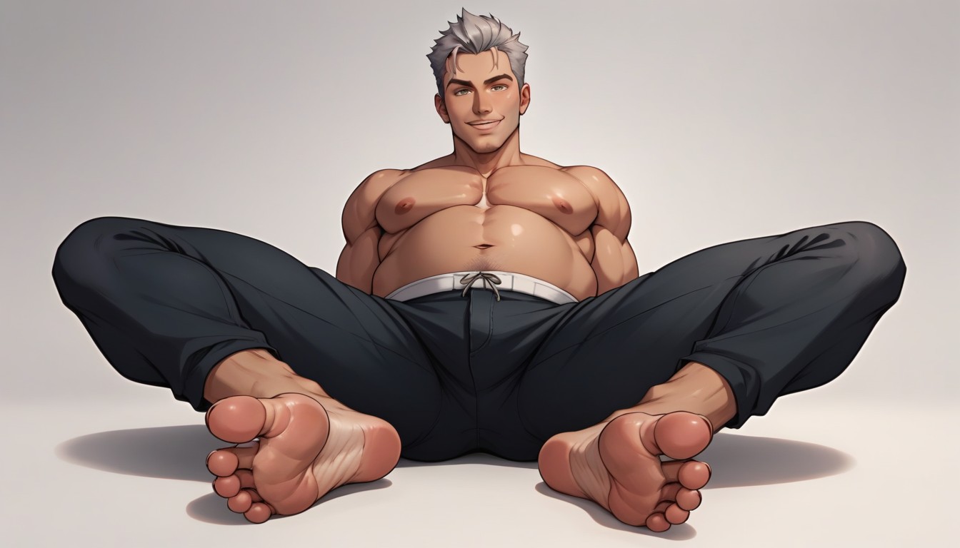 Full Body, 20s, Thick AI Gay Porn