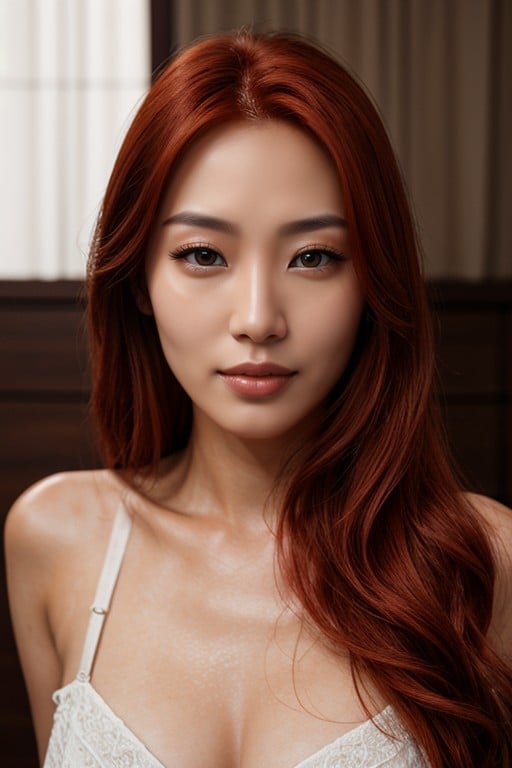 Long Hair, Redhead Asian, FemdomPorno IA