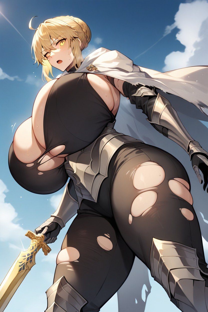 Looking At His Breast Growing, Breast Expansion, DelgadaPorno AI Hentai