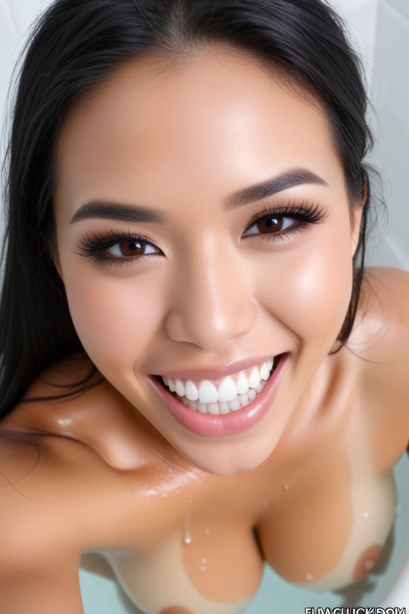 Shower, Pov Cumshot, Filipina AI Porn