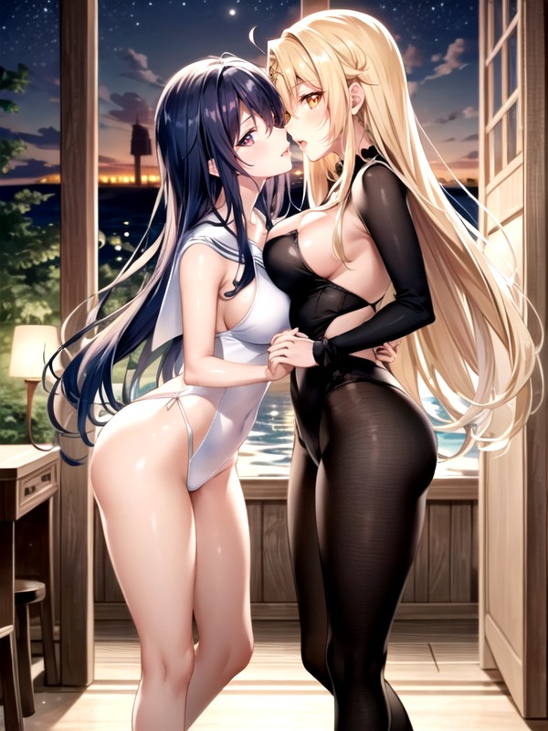 Largo, Besar (lesbianas), Perfect BreastsPorno AI Hentai