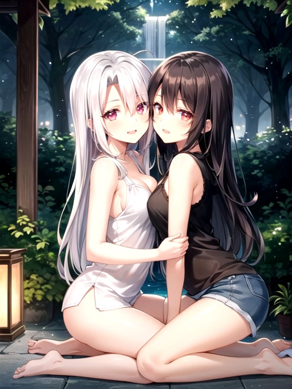 Night, 2 Personnes, Perfect BodyPorno IA Hentai