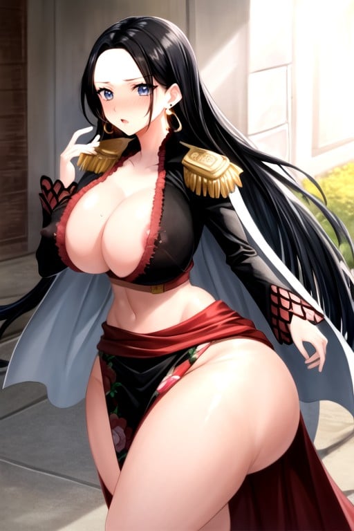 Boa Hancock (one Piece), Breast Expansion, Extremely Large Ass Hentai AI Porn