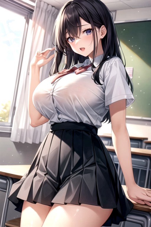 Orgasm, Skirt, Big BreastPorno AI Hentai