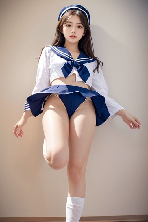 Japanese, 18, Sailor Uniform AI Porn